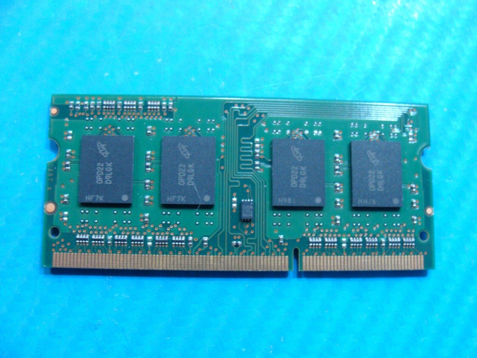 MacBook A1278 So-Dimm Micron 2GB Memory Ram PC3-8500S MT8JSF25664HZ-1G1D1 - Tested Computer Laptop Parts