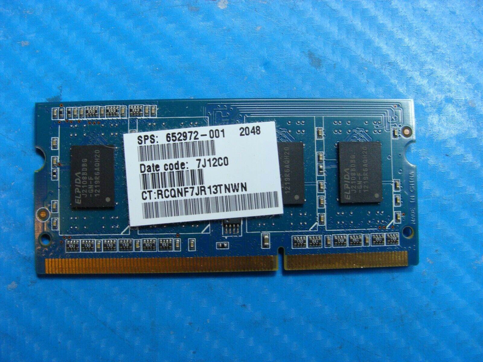 HP m6-1205dx RAMAXEL 2GB 1Rx8 SO-DIMM Memory RAM RMT3150ED58E8W-1600 652972-001 - Tested Computer Laptop Parts