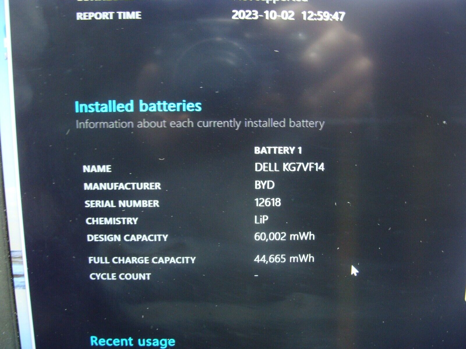 A+ Touch Lot of 2 PWR Battery Dell Latitude 7490 Intel i5-8350U 1.7GH 16GB 512GB