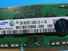 MacBook Pro A1278 Samsung 2GB SO-DIMM Memory RAM PC3-10600S M471B5773DH0-CH9 - Tested Computer Laptop Parts