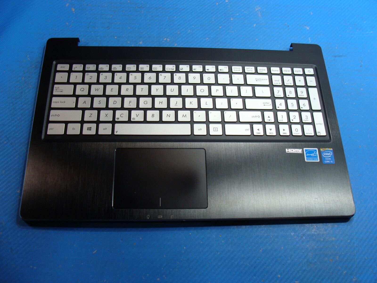 Asus Q501LA 15.6 Genuine Palmrest w/Backlit Keyboard Touchpad 13NB01F1AM0221