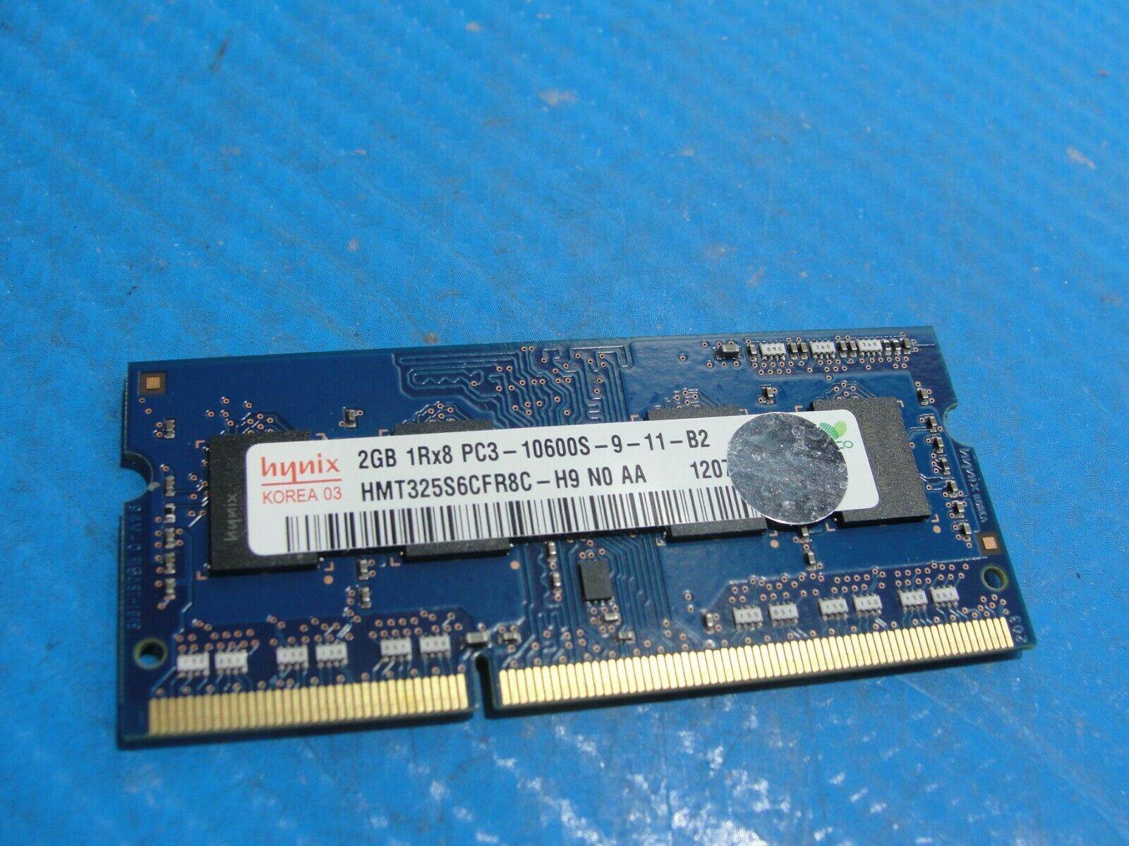 MacBook Pro A1286 Laptop Hynix 2GB Memory PC3-10600S-9-11-B2 HMT325S6BFR8C-H9 - Tested Computer Laptop Parts