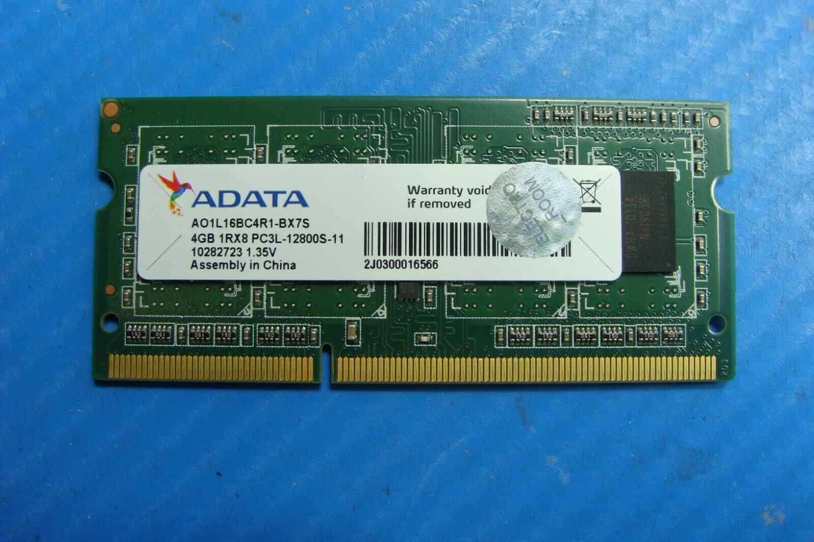 HP 15.6" 15-bs158nia Genuine Adata SO-DIMM Memory Ram 4GB pc3l-12800s 691740-005 