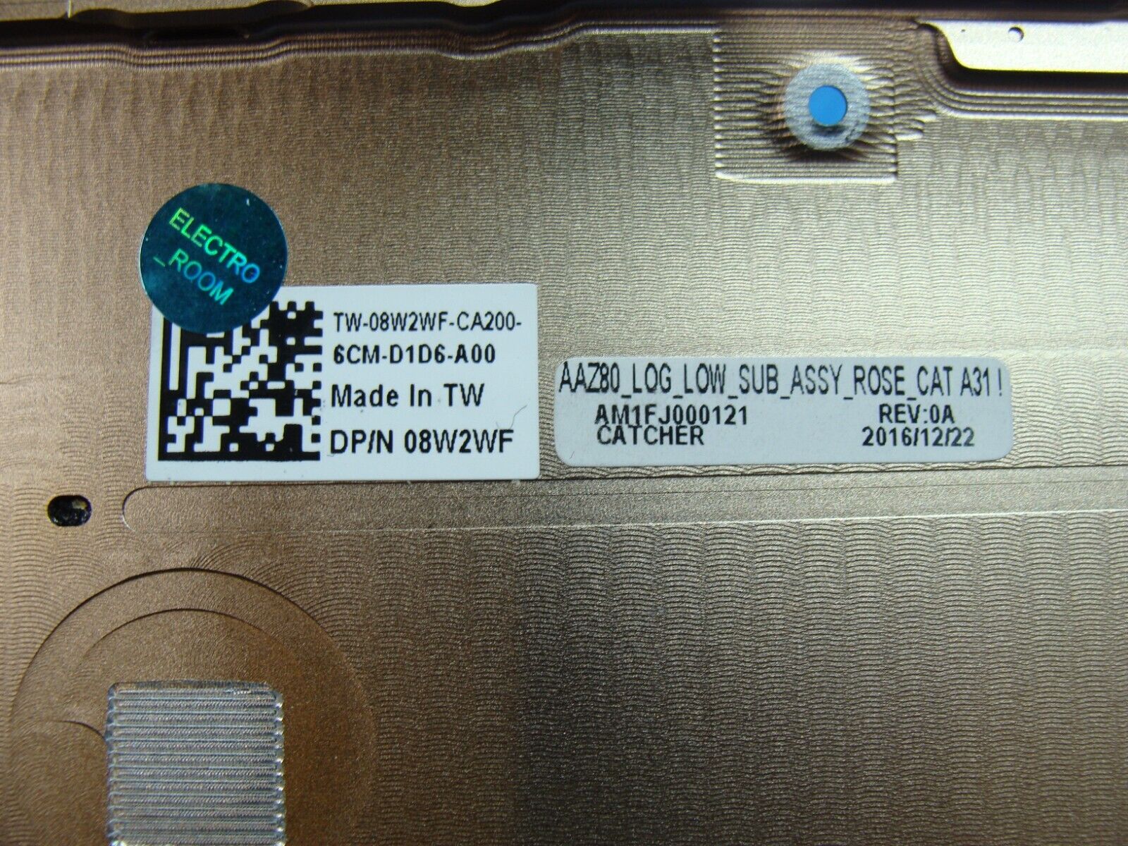 Dell XPS 13.3 13 9360 Genuine Laptop Bottom Case Base Cover 8W2WF AM1FJ000121