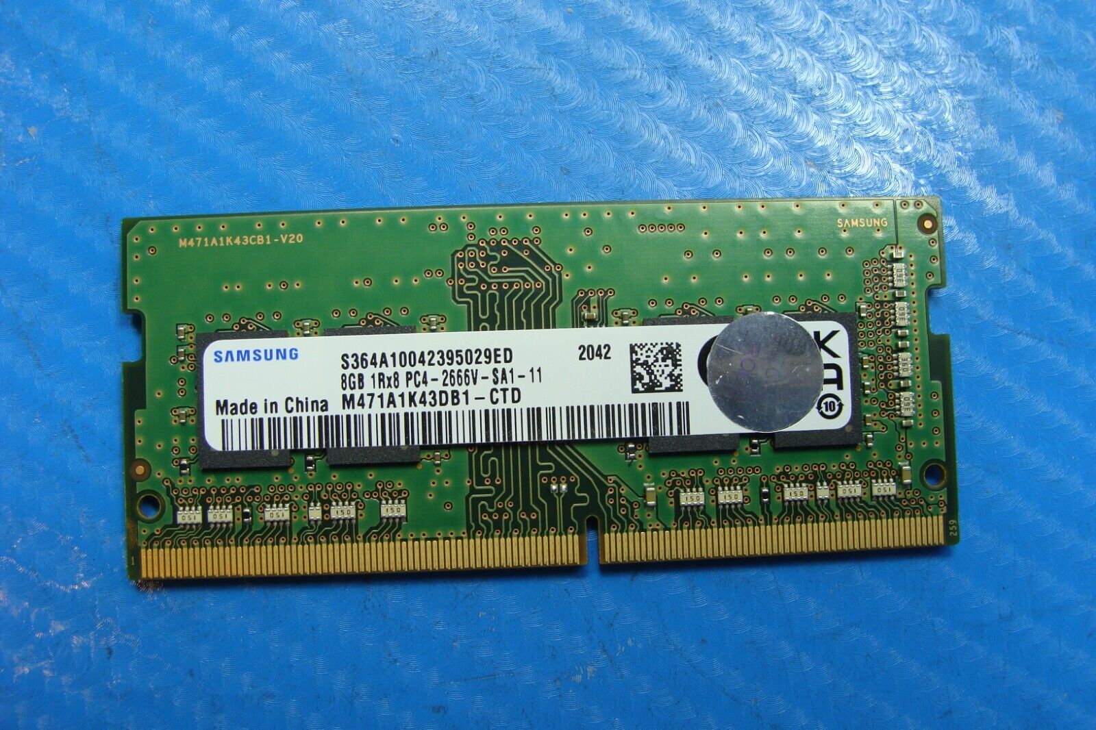 HP 840 G7 So-Dimm Samsung 8Gb Memory Ram pc4-2666v m471a1k43db1-ctd