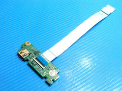 Dell Inspiron 15.6" 3541 USB Card Reader Board w/Cable 1J472 XP600 C0T2X 