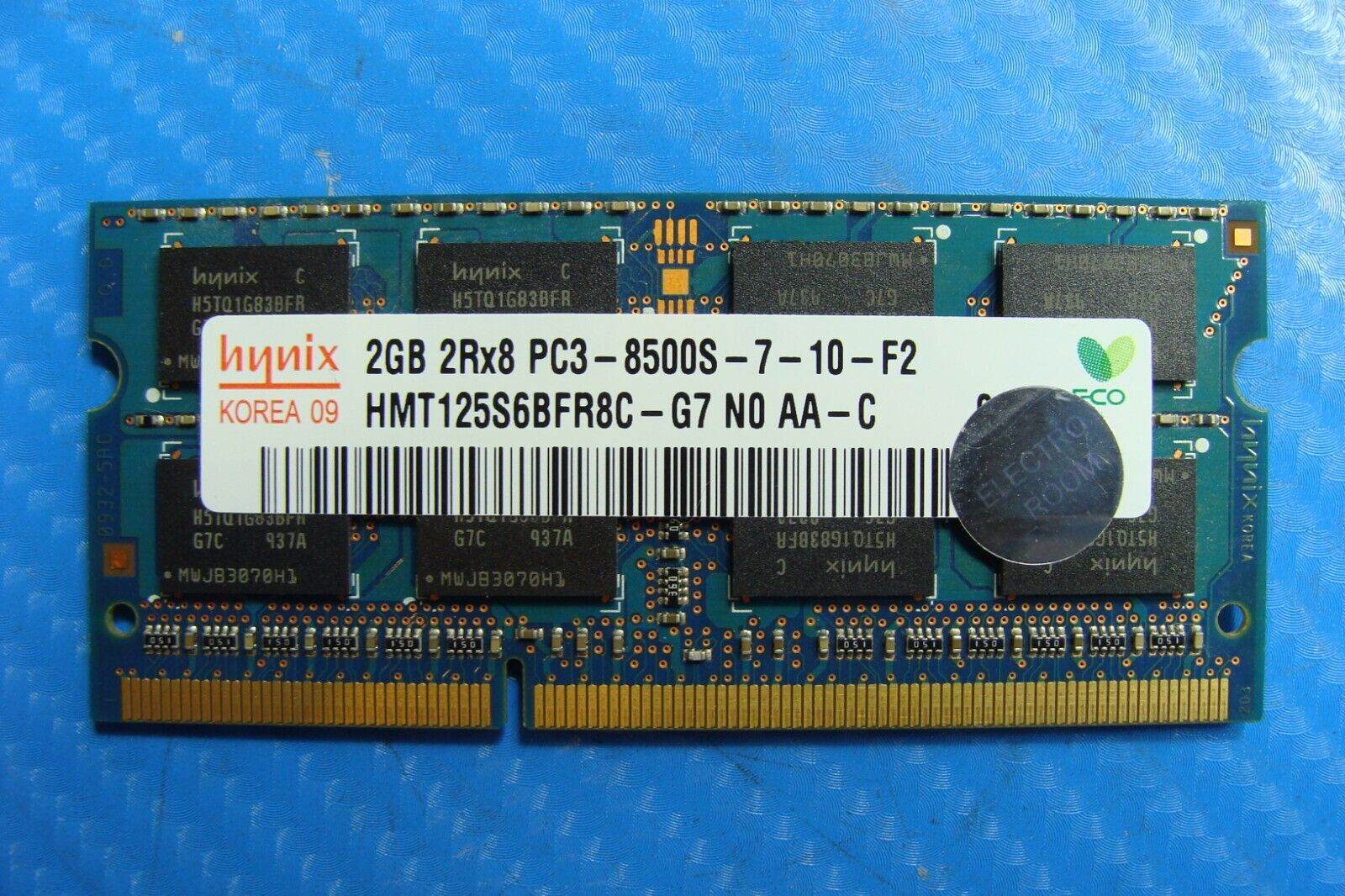 MacBook Pro A1286 So-Dimm Hynix 2GB Memory pc3-8500s-7-10-f2 hmt125s6bfr8c-g7 - Tested Computer Laptop Parts