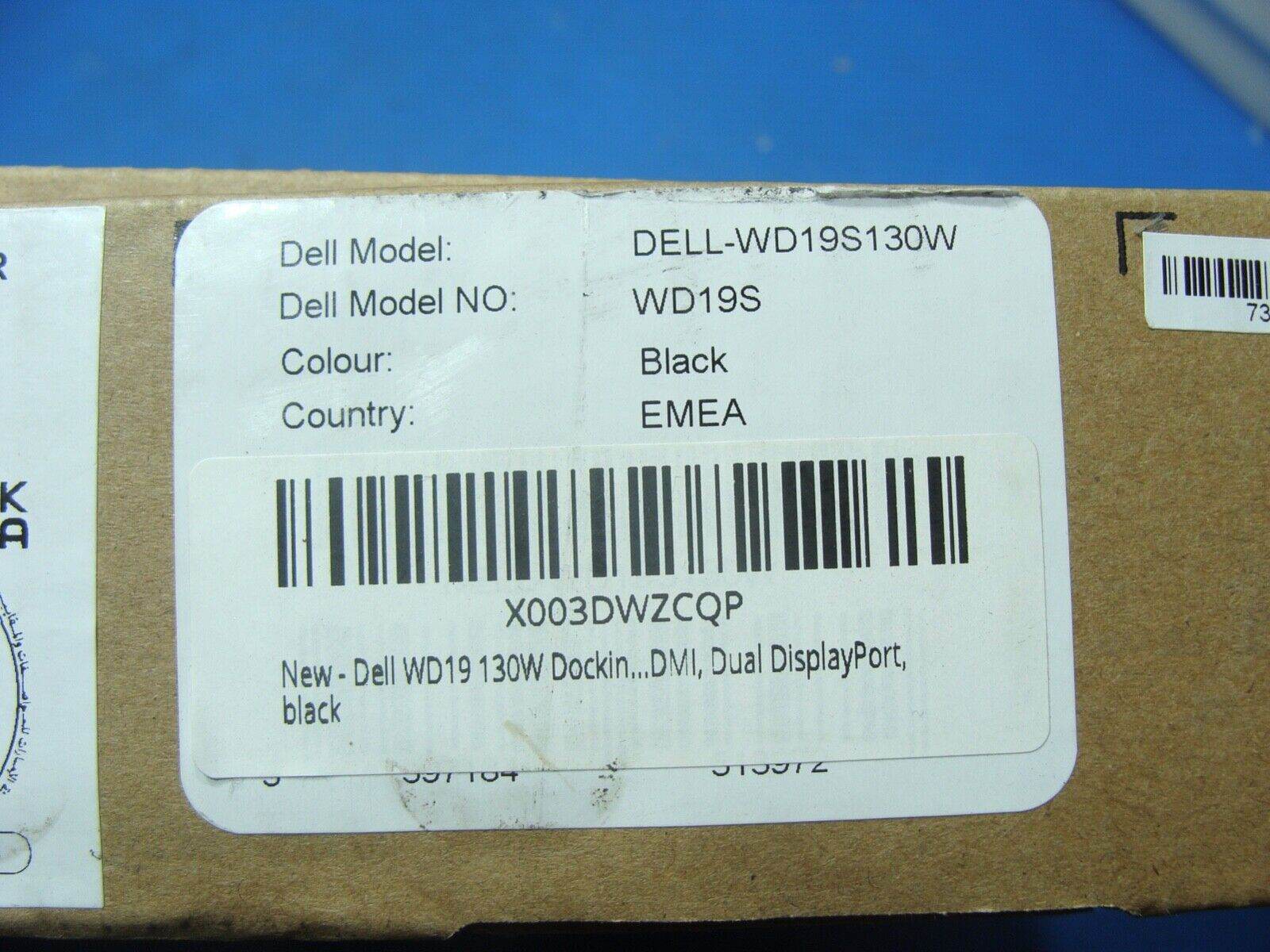 2 Year WRTY OB Dell Dock WD19S 130W Premium Power Delivery Universal Docking St - Tested Computer Laptop Parts