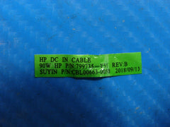 HP Pavilion x360 14-ba125cl 14" Genuine DC IN Power Jack w/Cable 799735-Y51 HP