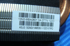 Asus ROG 17.3" G75VW-BBK5 OEM Laptop CPU Cooling Heatsink 13N0-MBA0601 GLP* ASUS