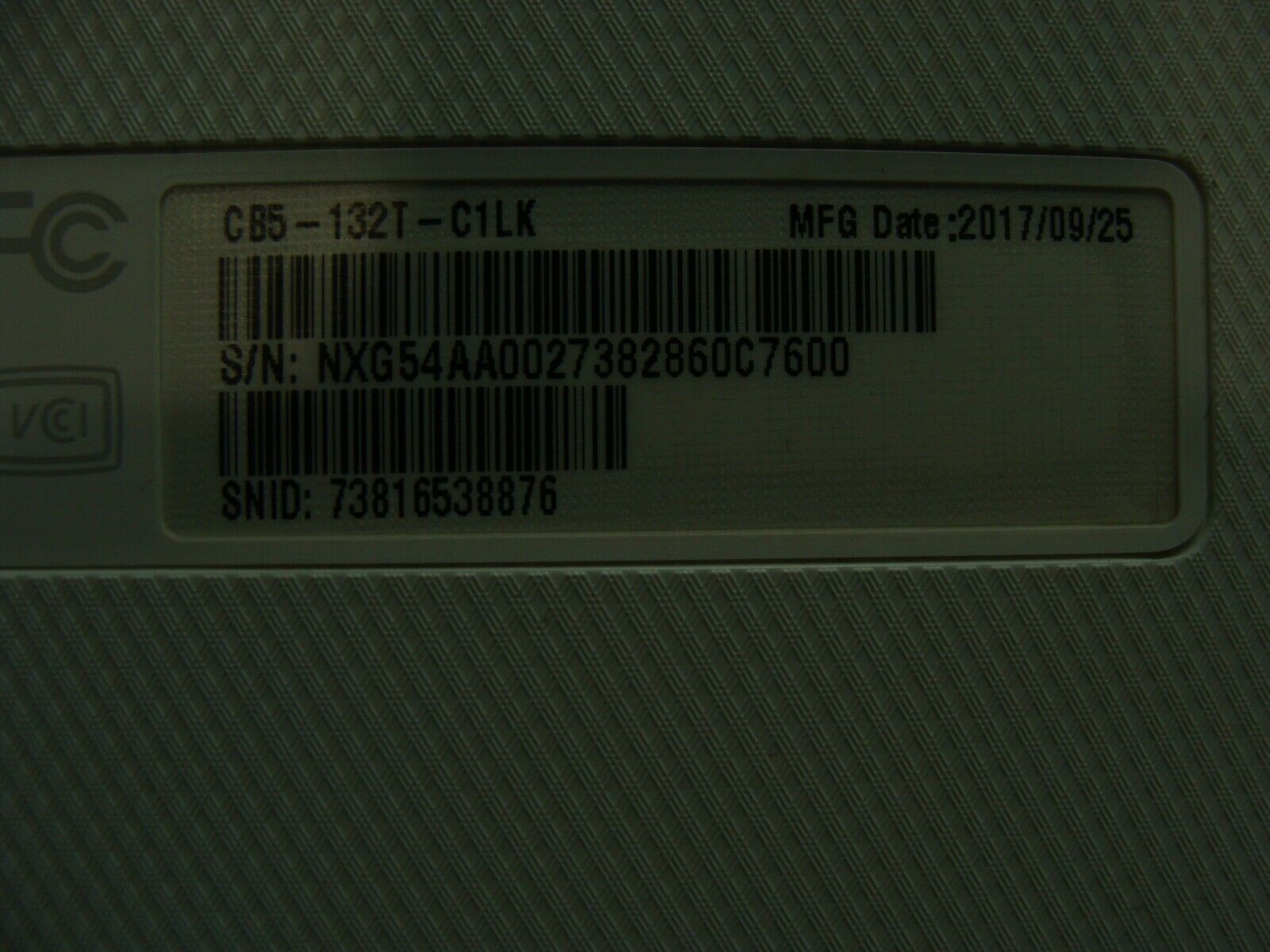 Acer Chromebook CB5-132T-C1LK 11.6