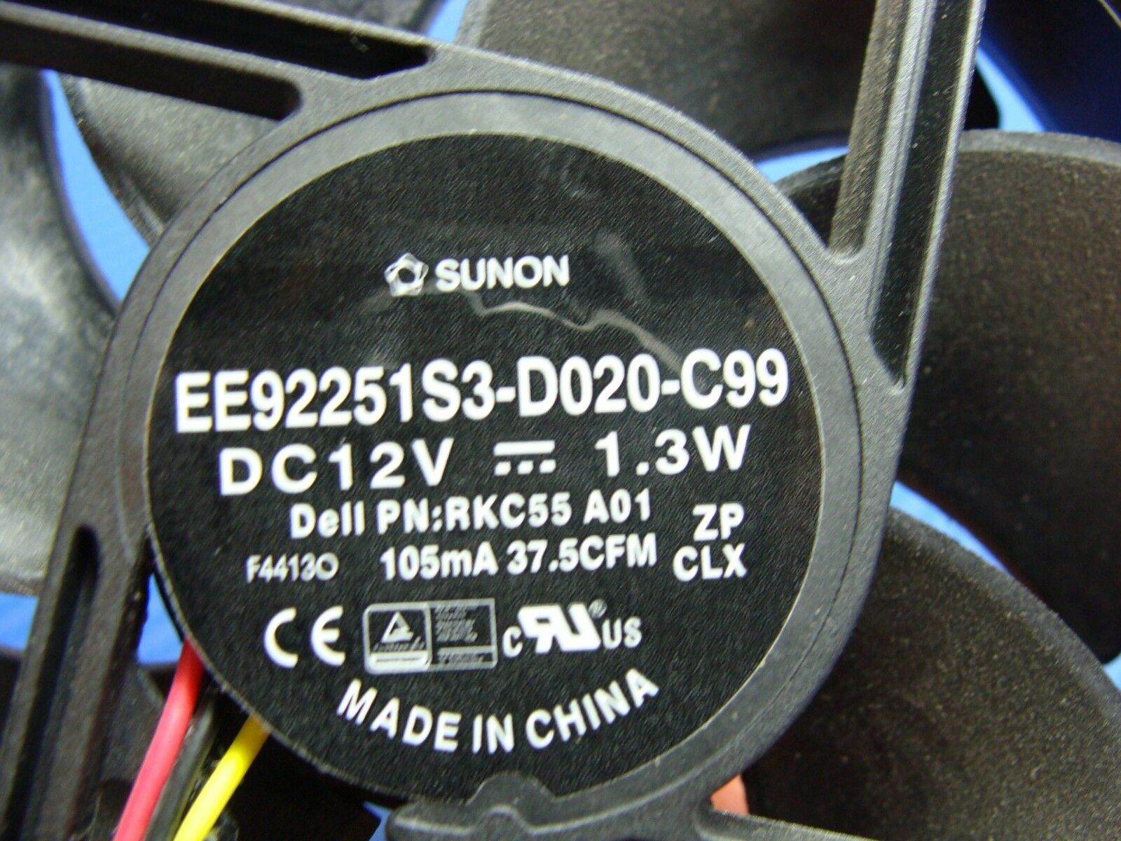 Dell XPS 8700 Desktop Genuine Cooling Fan DC12V RKC55 EE92251S3-D020-C99 ER* - Tested Computer Laptop Parts