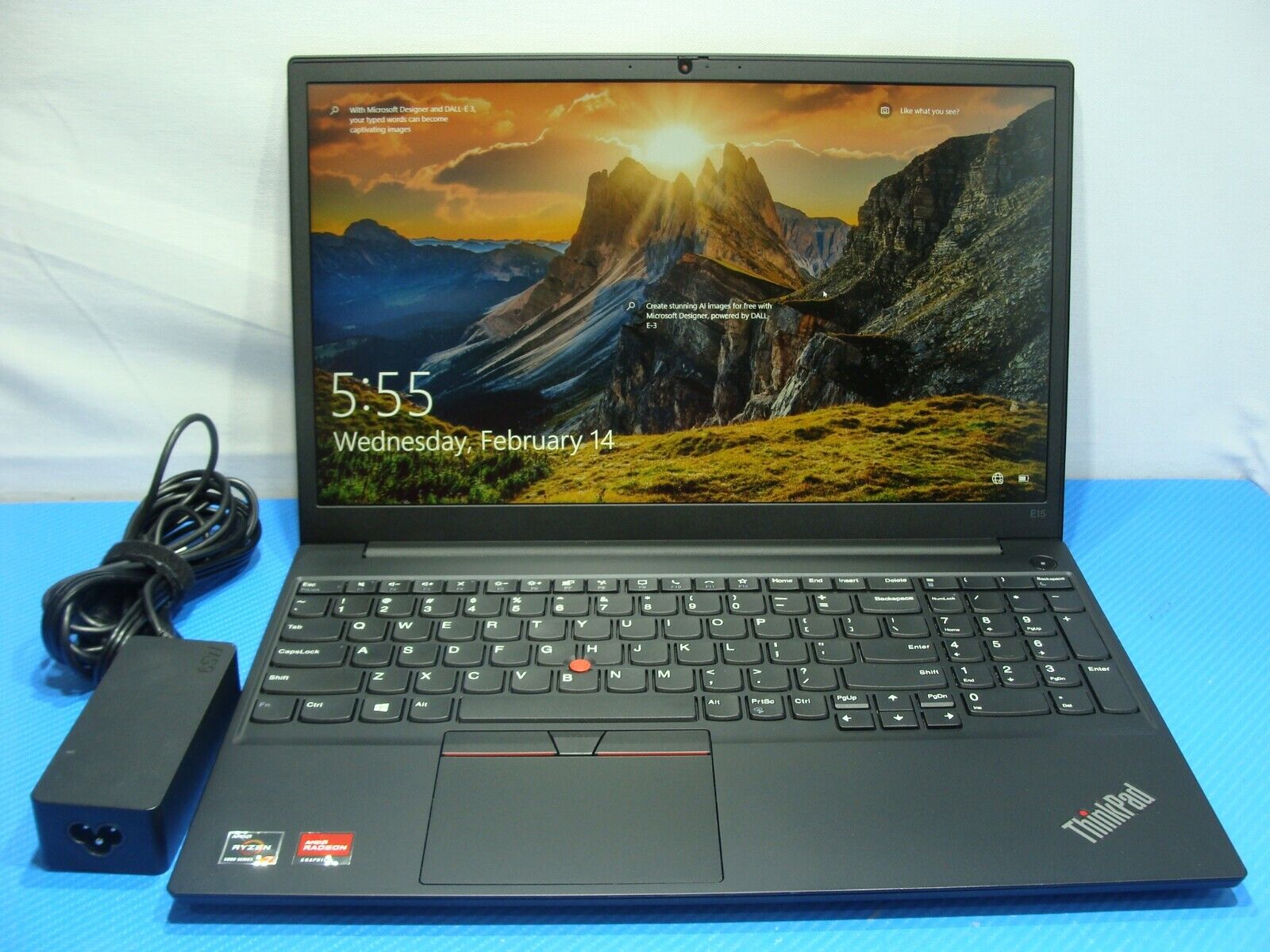 Lenovo ThinkPad E15 Gen3 FHD AMD Radeon 7 5700U 1.8Ghz 16GB 256GB PWR Battery