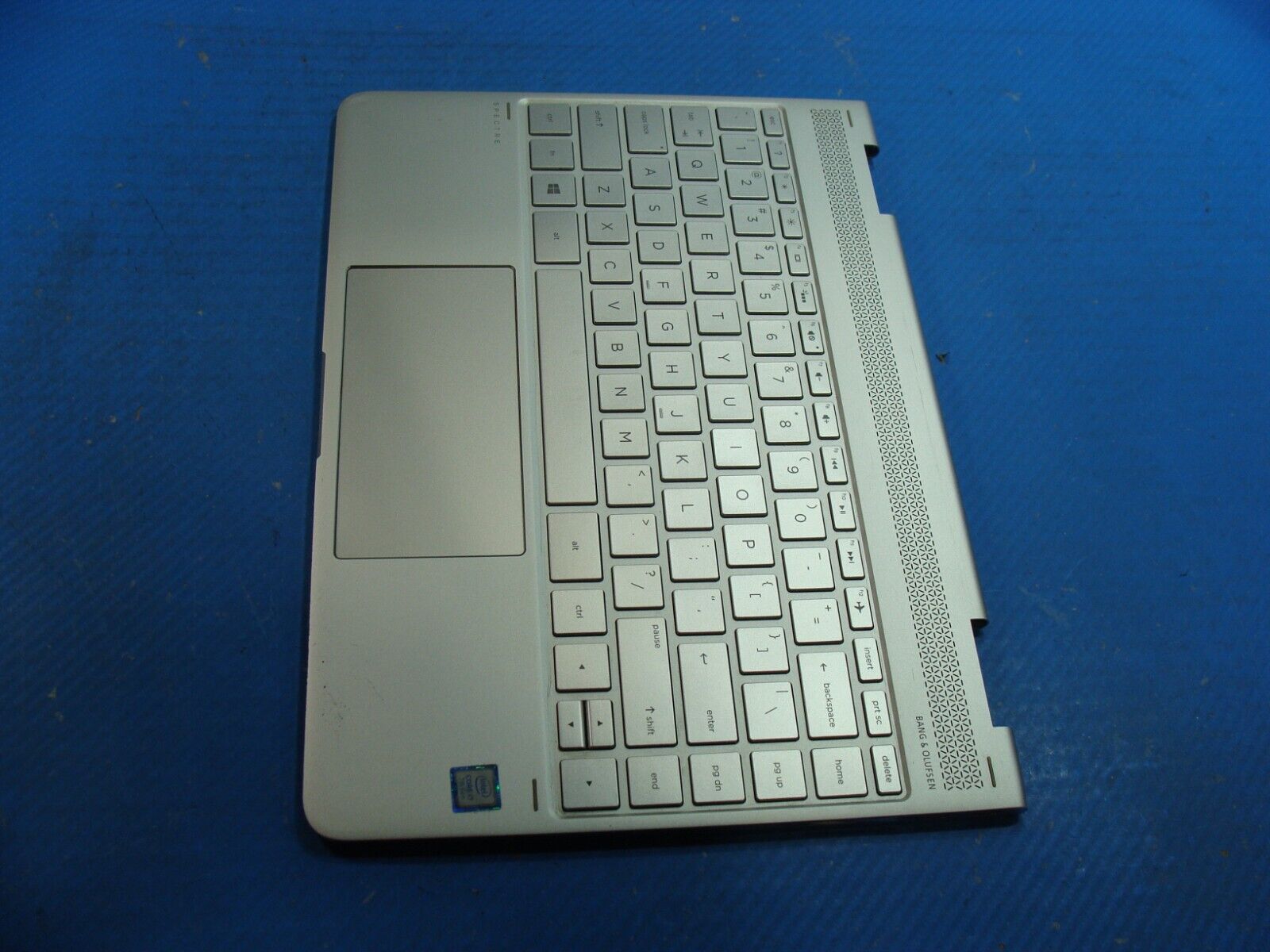 HP Spectre x360 13-w023dx 13.3 OEM Palmrest w/Touchpad BL Keyboard 907335-001