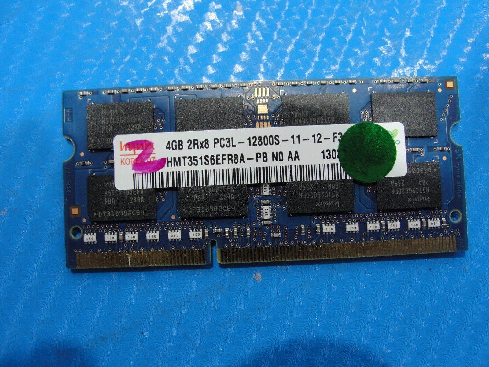⑨ SK hynix 4GB 2R×8 PC3L-12800S-11-12-F3 2枚セット Hynix Hmt451U6Bfr8C-Pb 8Gb 2 X 4Gb Pc3-12800U Ddr3 1600 Cl11 Desktop Memory  Kit 8 Gb