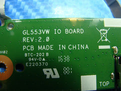 Asus ZX53VW-AH58 15.6" Genuine Laptop USB Board w/Cable 60NB0DC0-IO1100 ER* - Laptop Parts - Buy Authentic Computer Parts - Top Seller Ebay