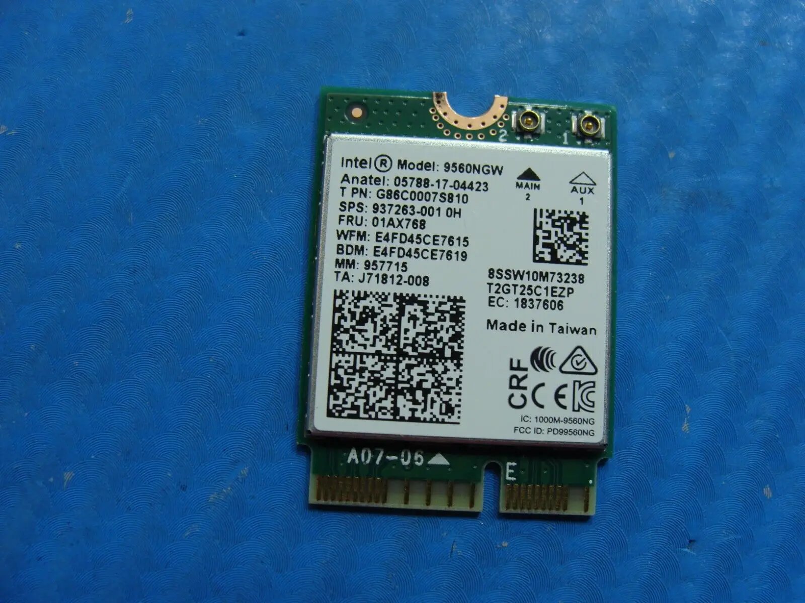 Acer Chromebook CB315-3H Series Wireless WiFi Card 9560NGW 937263-001 01AX768