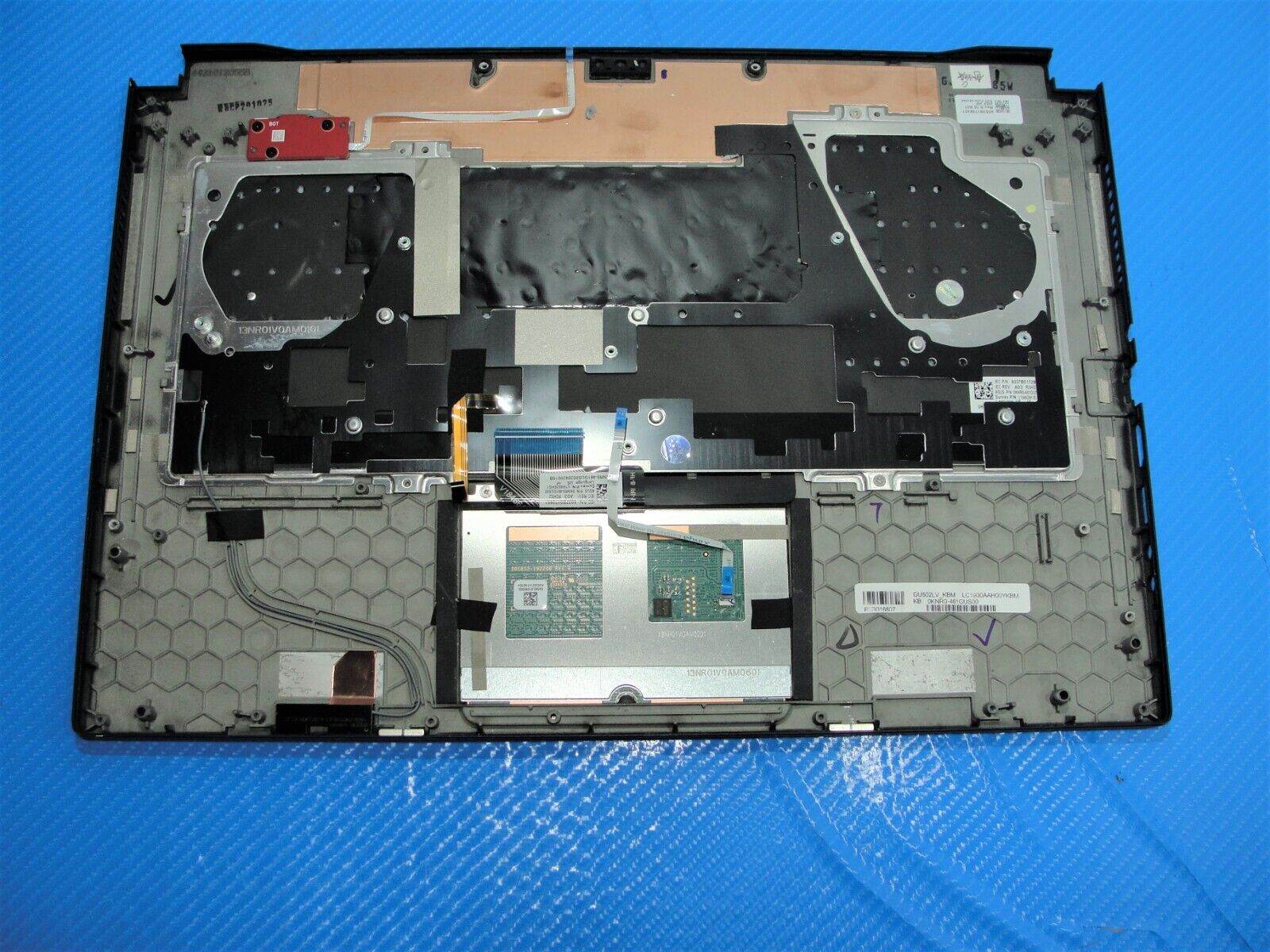 Asus Rog Zephyrus GU502LV-BI7N8 Palmrest w/Keyboard Touchpad 6053B1798401 AS IS - Tested Computer Laptop Parts