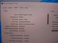 Touch 4K Dell Precision 5550 15 2.6GHz i7-10750H 32GB RAM 512GB Quadro T1000 4GB