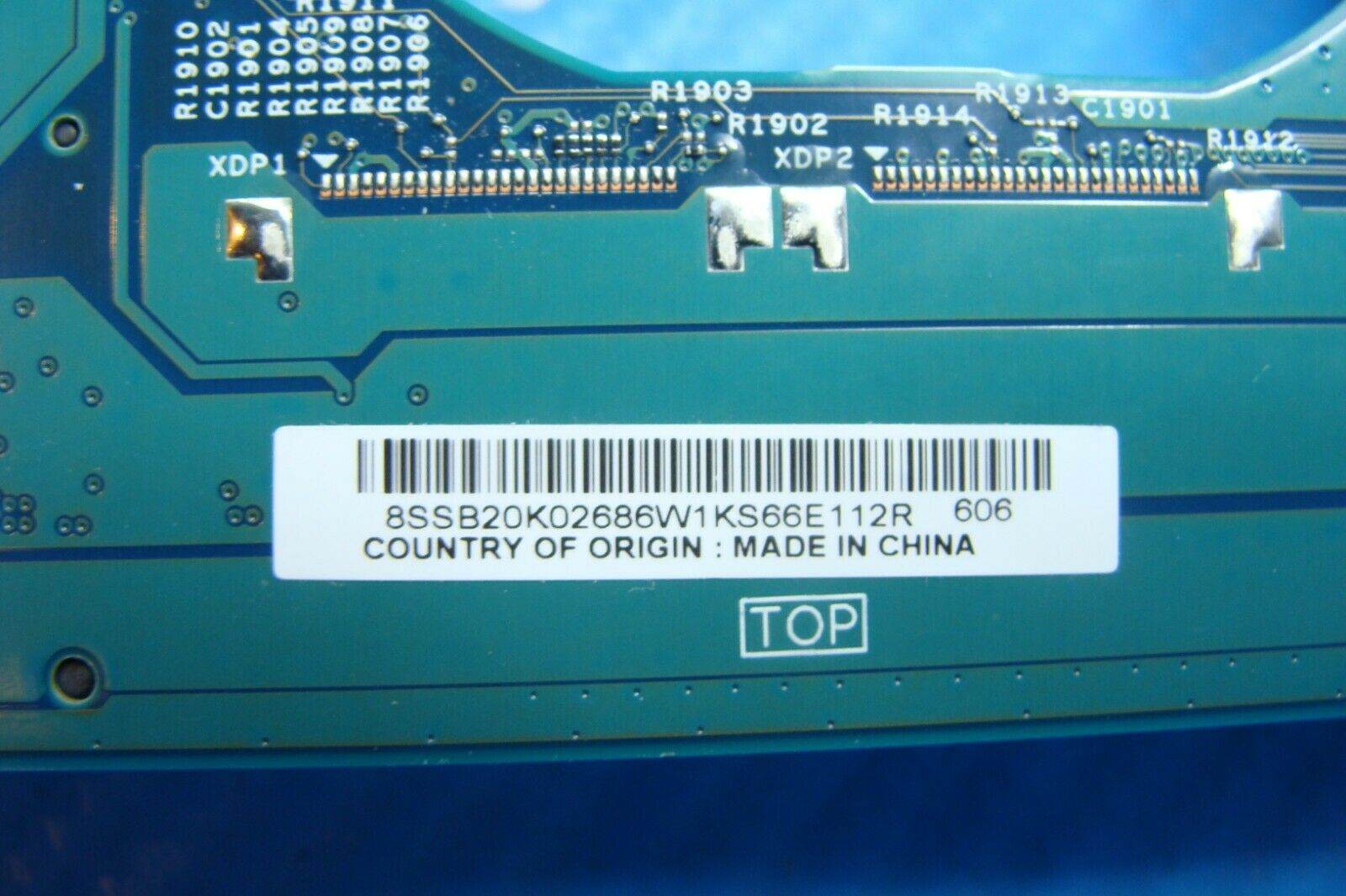 Lenovo ThinkPad X1 Carbon 4th Gen Intel i7-6600U 2.6GHz 8Gb Motherboard 01AX808 - Tested Computer Laptop Parts