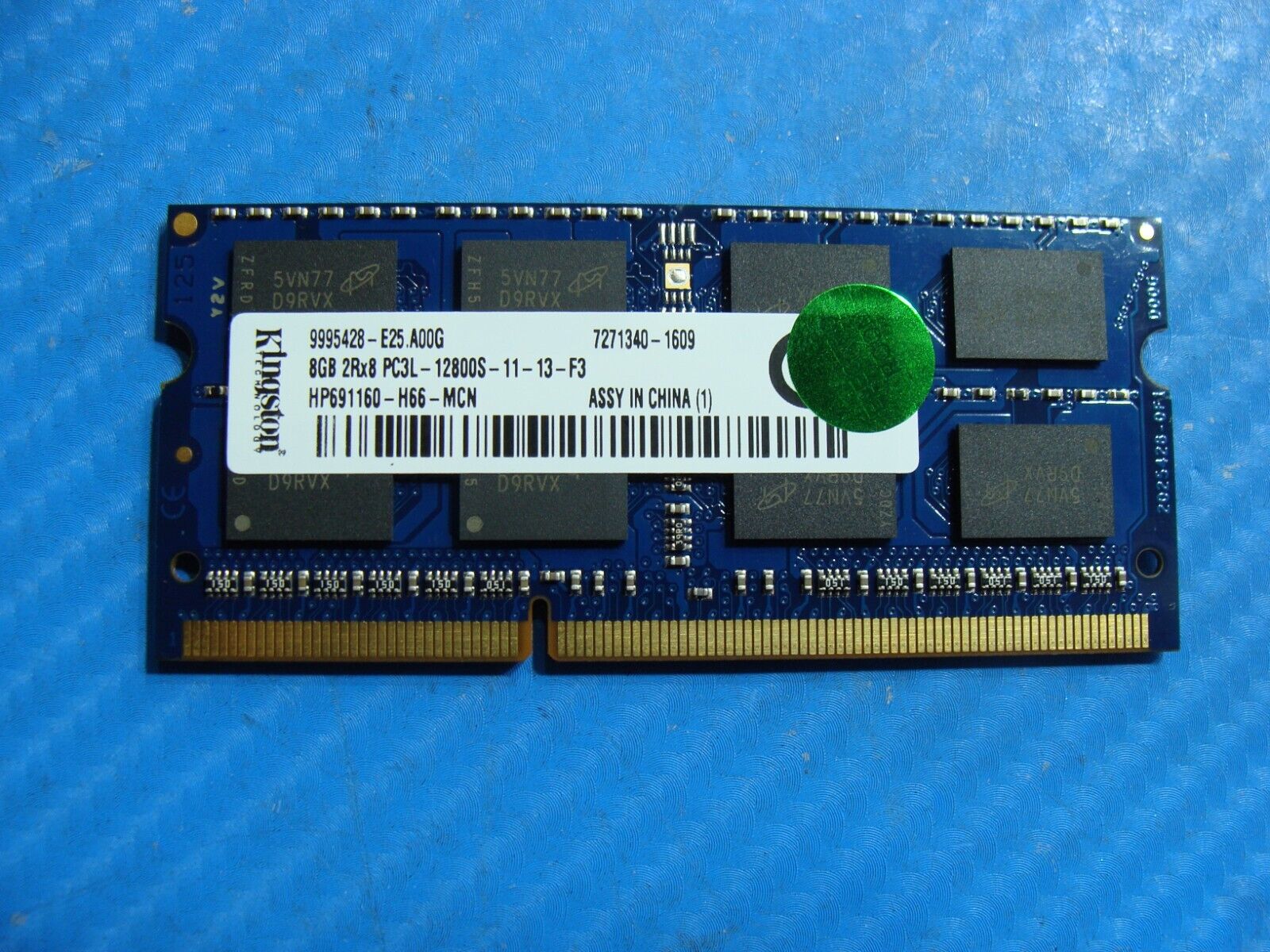 HP 15-q493cl So-Dimm Kingston 8Gb Memory Ram PC3L-12800S HP691160-H65-MCN