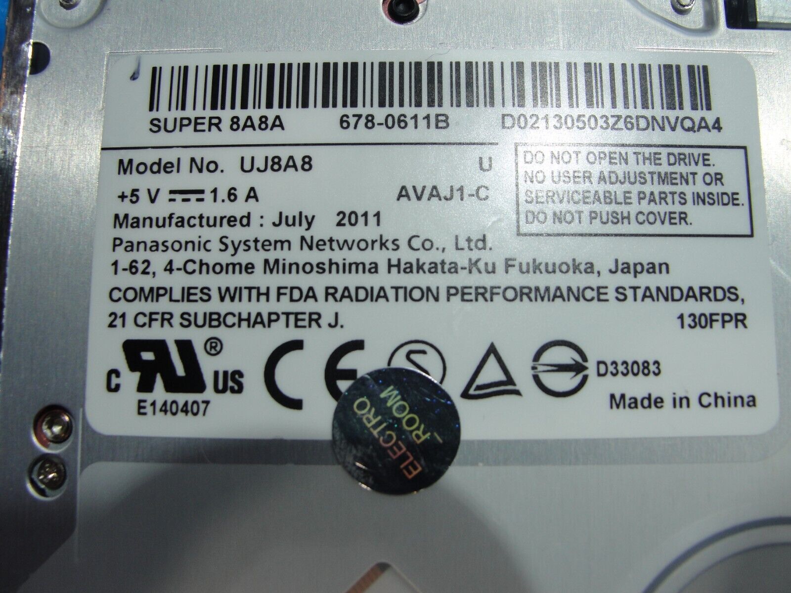 MacBook Pro A1278 MC700LL/A Early 2011 13