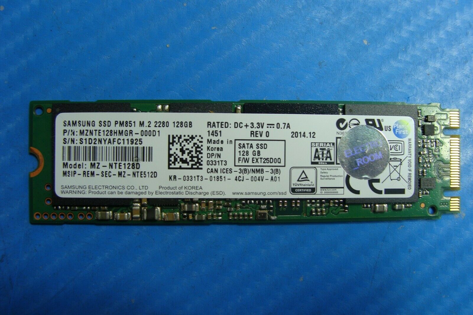 Dell XPS 13 9343 13.3" Samsung 128Gb Sata M.2 Solid State Drive mz-nt128d 331T3 - Laptop Parts - Buy Authentic Computer Parts - Top Seller Ebay
