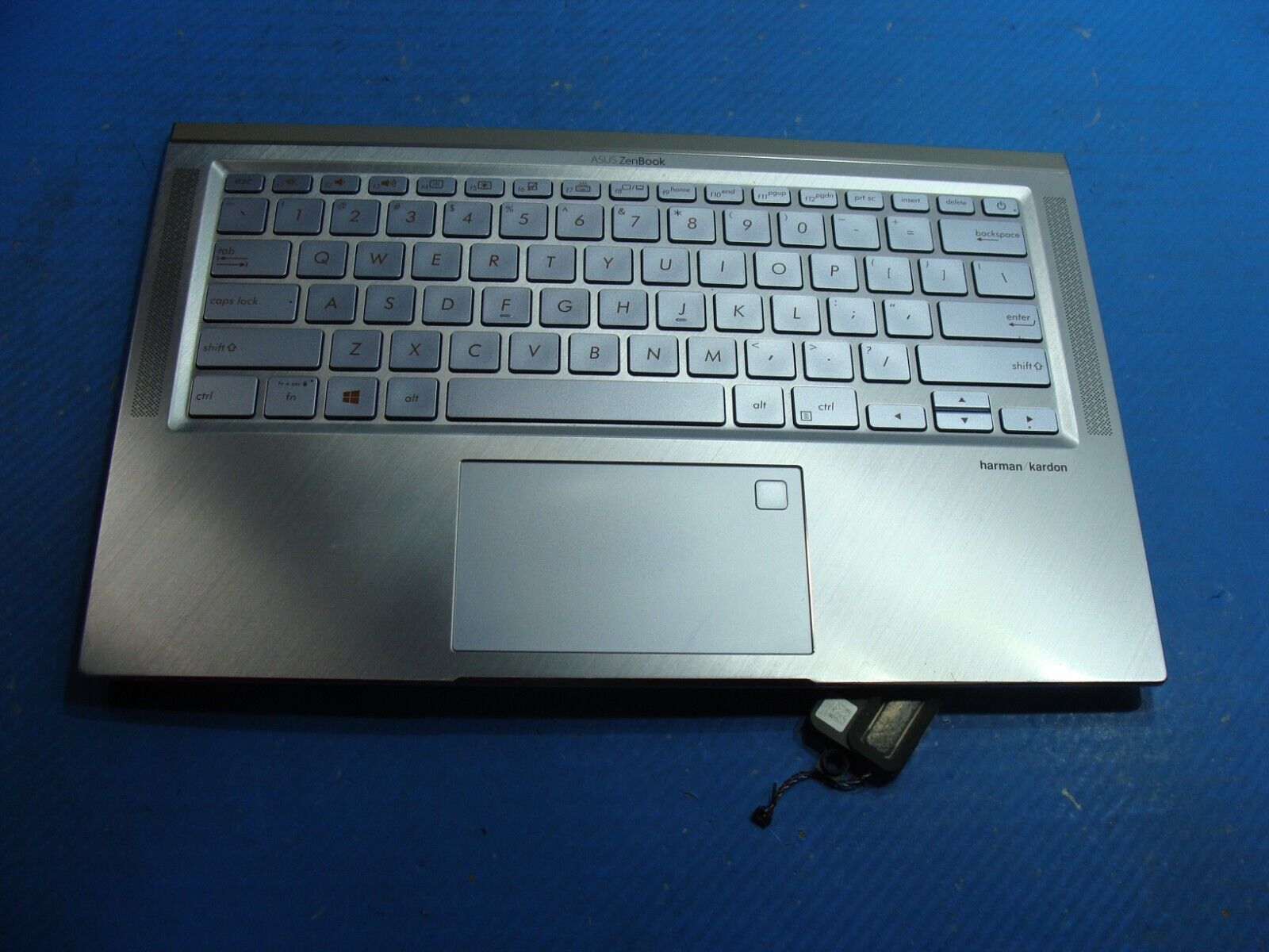 Asus ZenBook UX431FA 14 Palmrest w/Touchpad Keyboard Backlit HQ20720482000