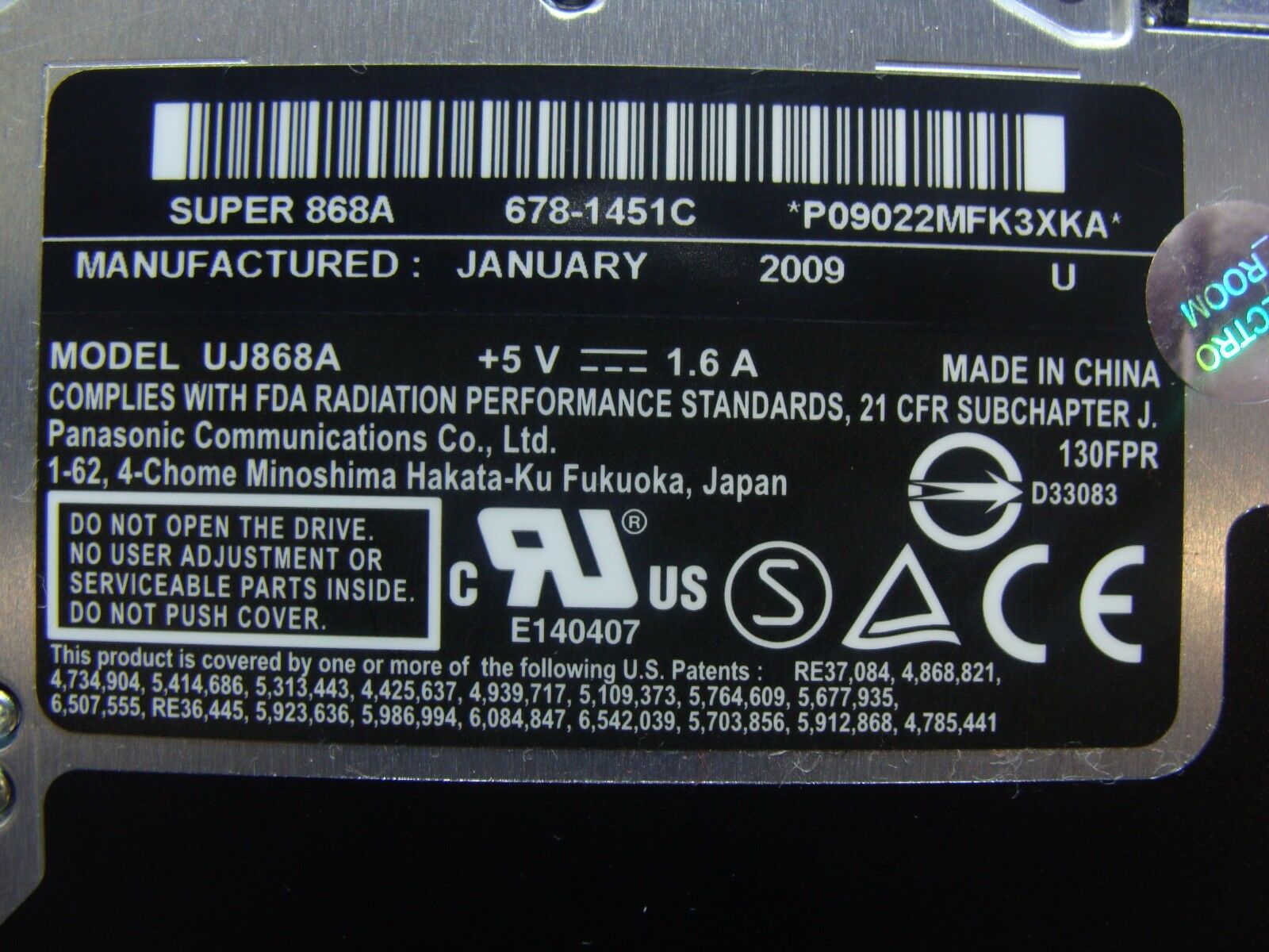 Macbook Pro A1286 15