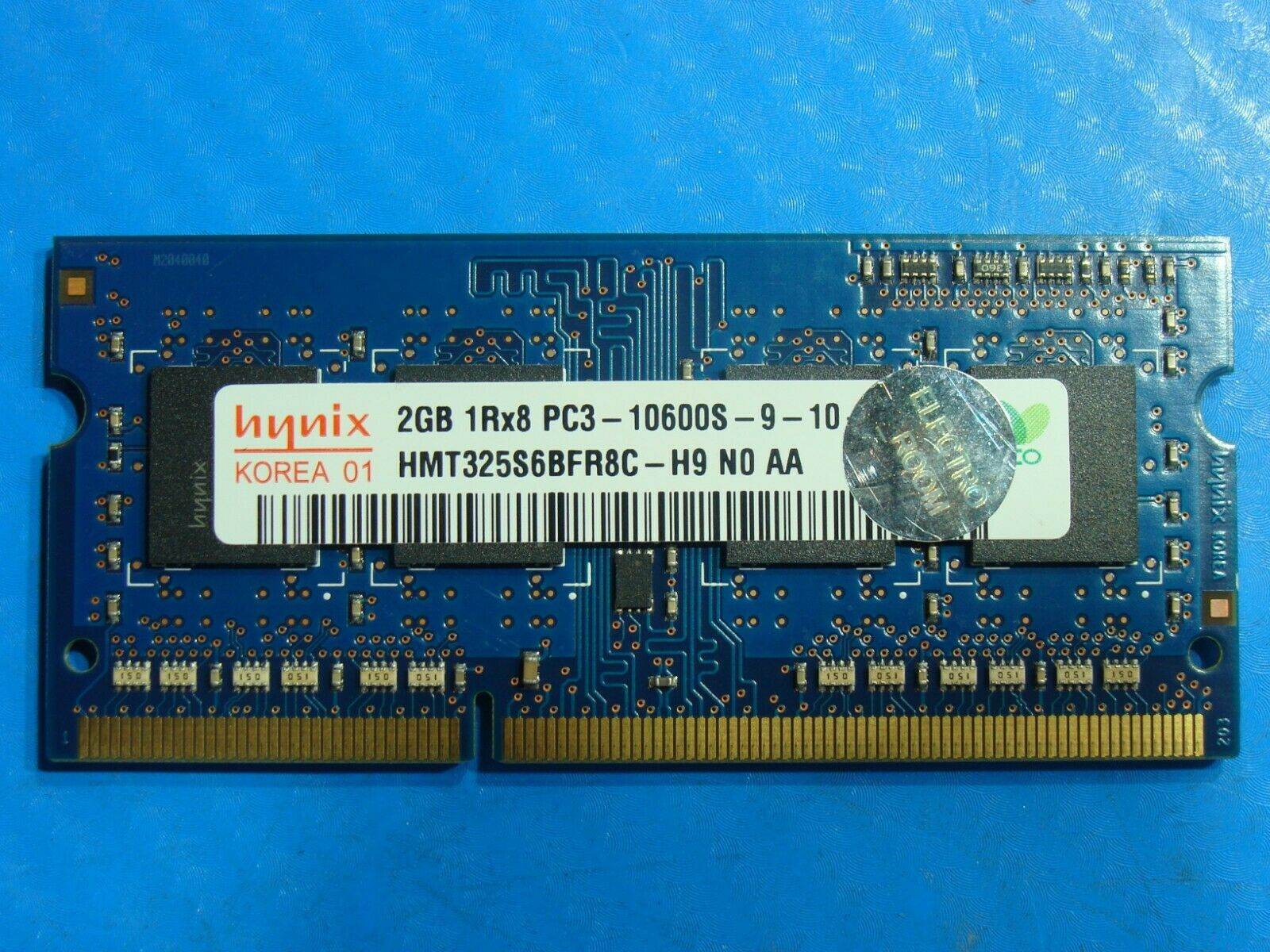 MacBook Pro A1278 SO-DIMM Hynix 2GB Memory PC3-10600S-9-10-B1 HMT325S6BFR8C-H9 - Tested Computer Laptop Parts