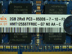 MacBook A1278 Hynix 2GB 2Rx8 PC3-8500S SO-DIMM Memory RAM HMT125S6TFR8C-G7 - Tested Computer Laptop Parts