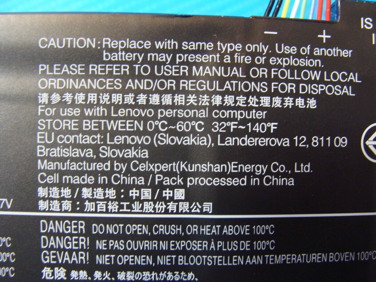 Lenovo IdeaPad 3-14IML05 Genuine Laptop Battery 7.6V 4645mAh 35Wh L16C2PB1
