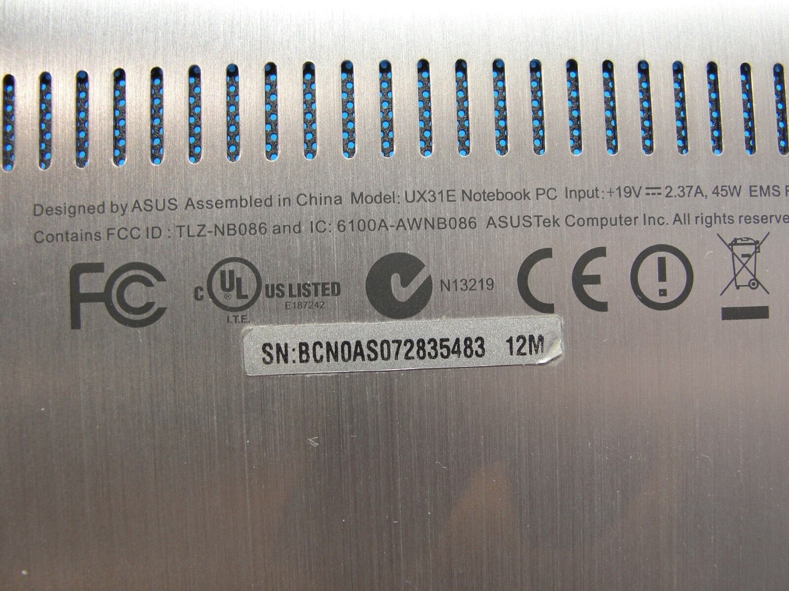 Asus ZenBook UX31E 13.3