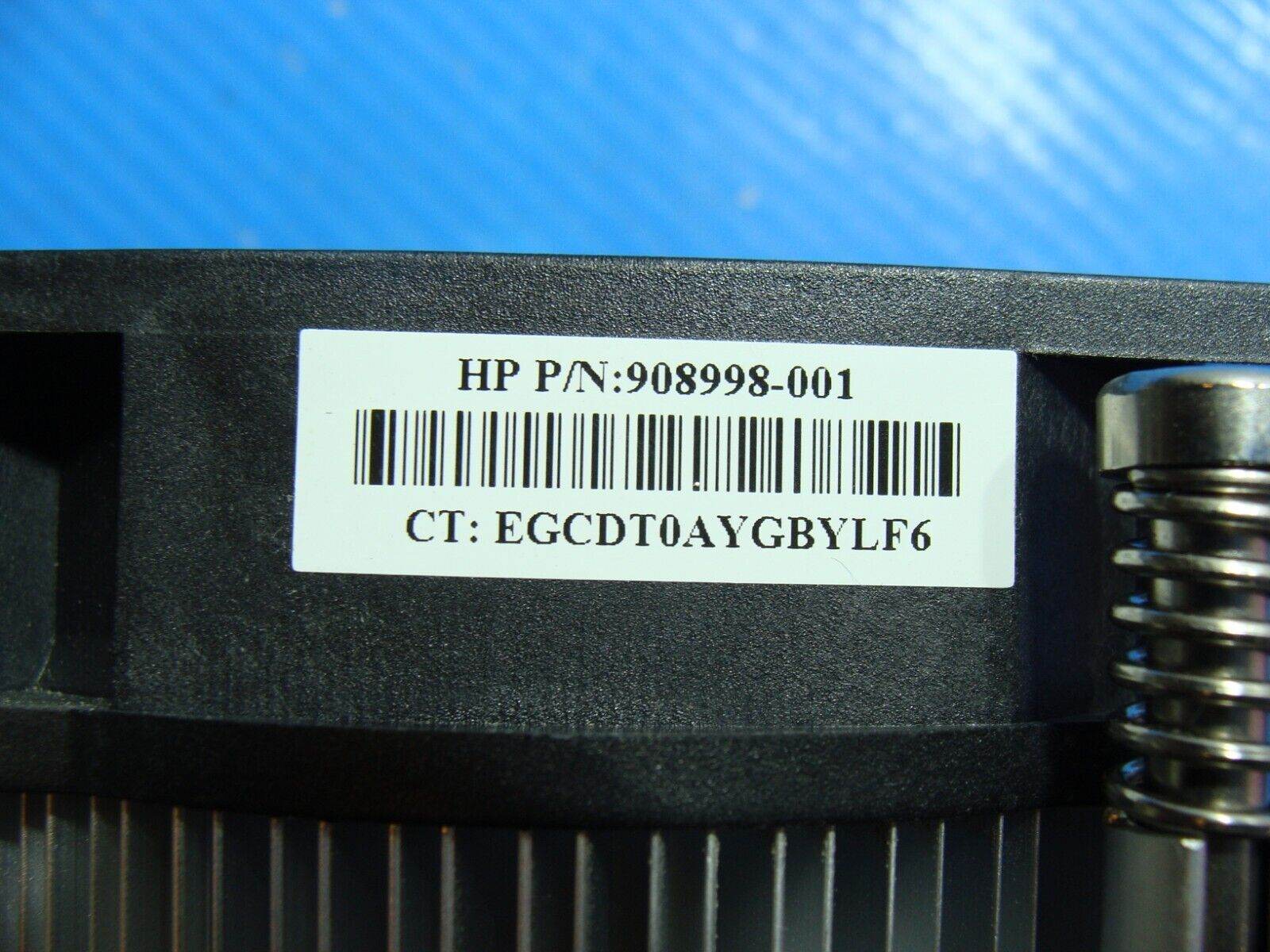 HP ProDesk 600 G4 SFF Genuine Desktop CPU Cooling Fan w/Heatsink 908998-001 - Tested Computer Laptop Parts