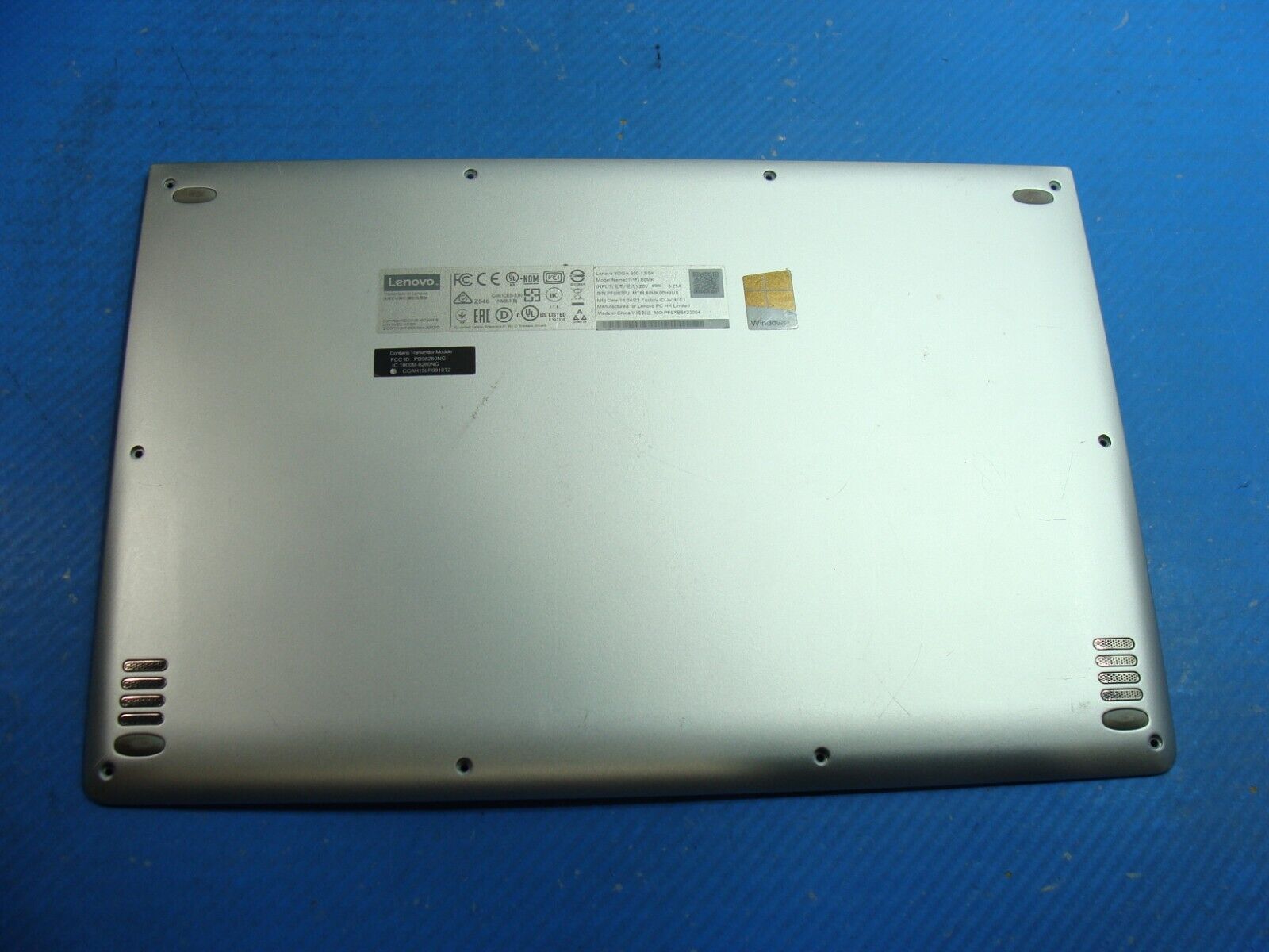 Lenovo Yoga 900-13ISK 13.3 Genuine Laptop Bottom Case Base Cover AM0YV000300