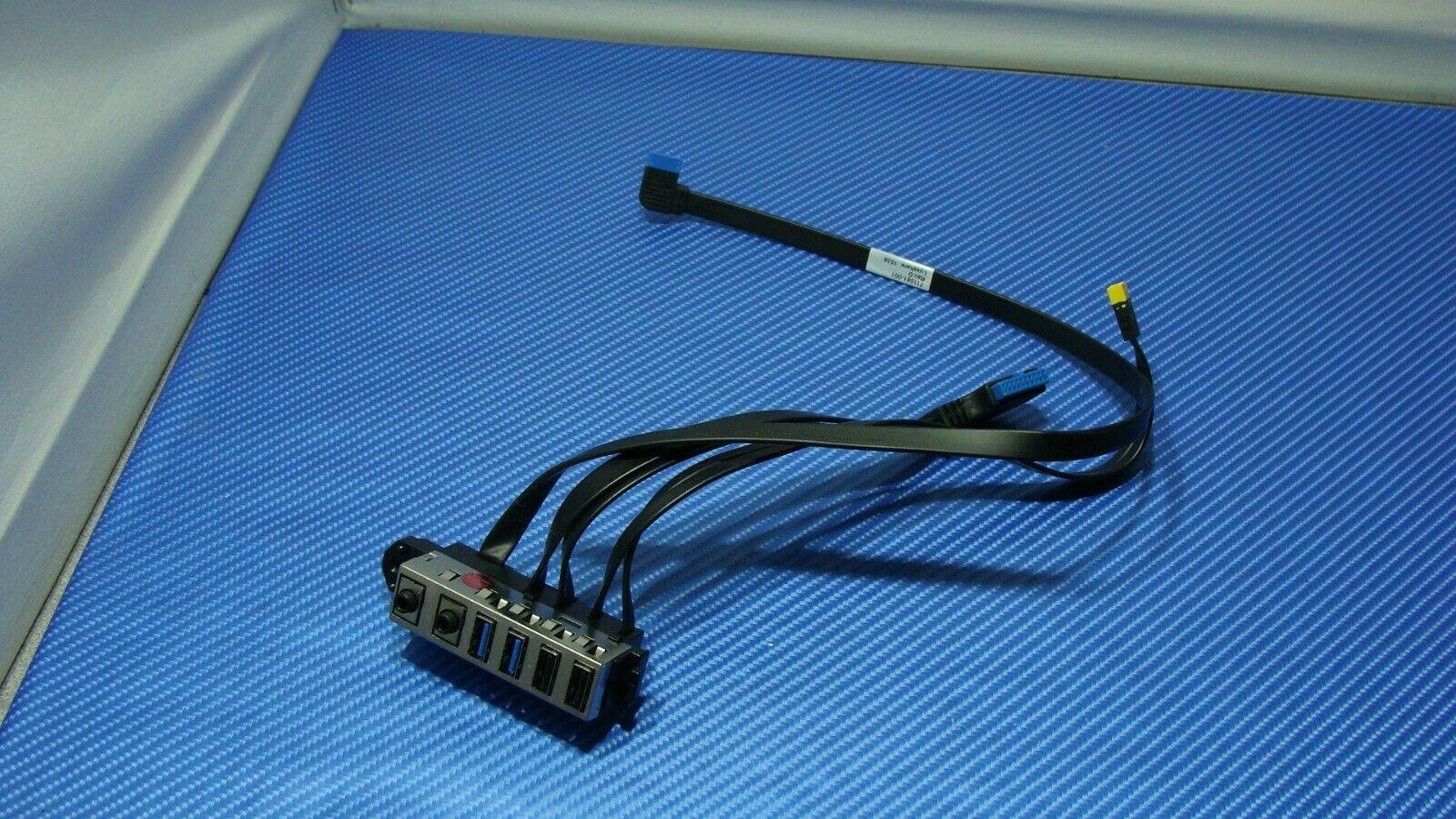 HP ProDesk 600 G1 Genuine Desktop Front I/O Audio USB Assembly 711581-001 ER* - Tested Computer Laptop Parts