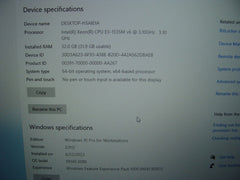 OB Dell Precision 7720 17.3" 4K Xeon E3-1535M v6 32GB 512GB NVME SSD M1200 win10