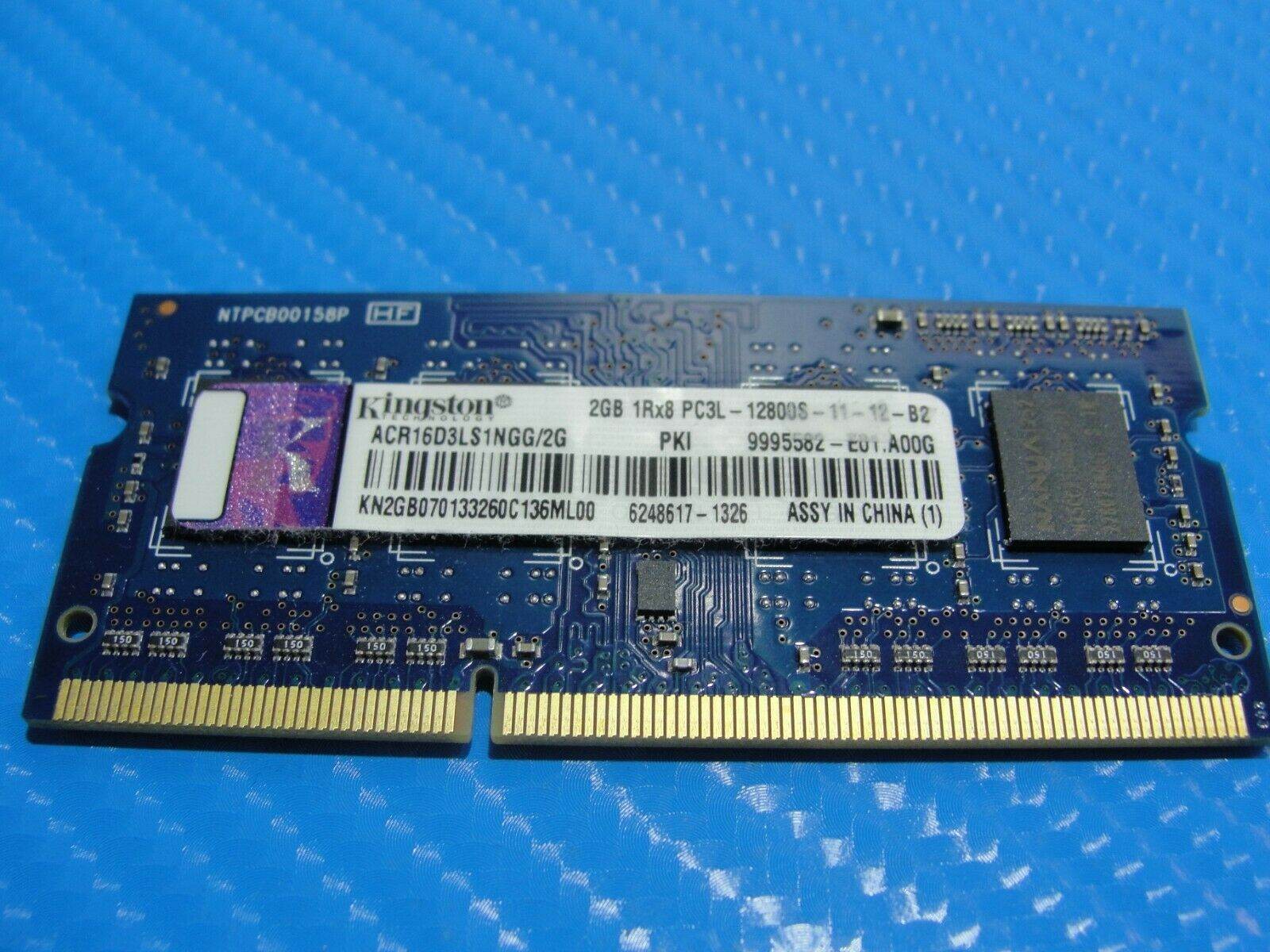 Acer M5-583P-6637 Kingston 2GB PC3L-12800S SO-DIMM Memory RAM ACR16D3LS1NGG/2G - Tested Computer Laptop Parts