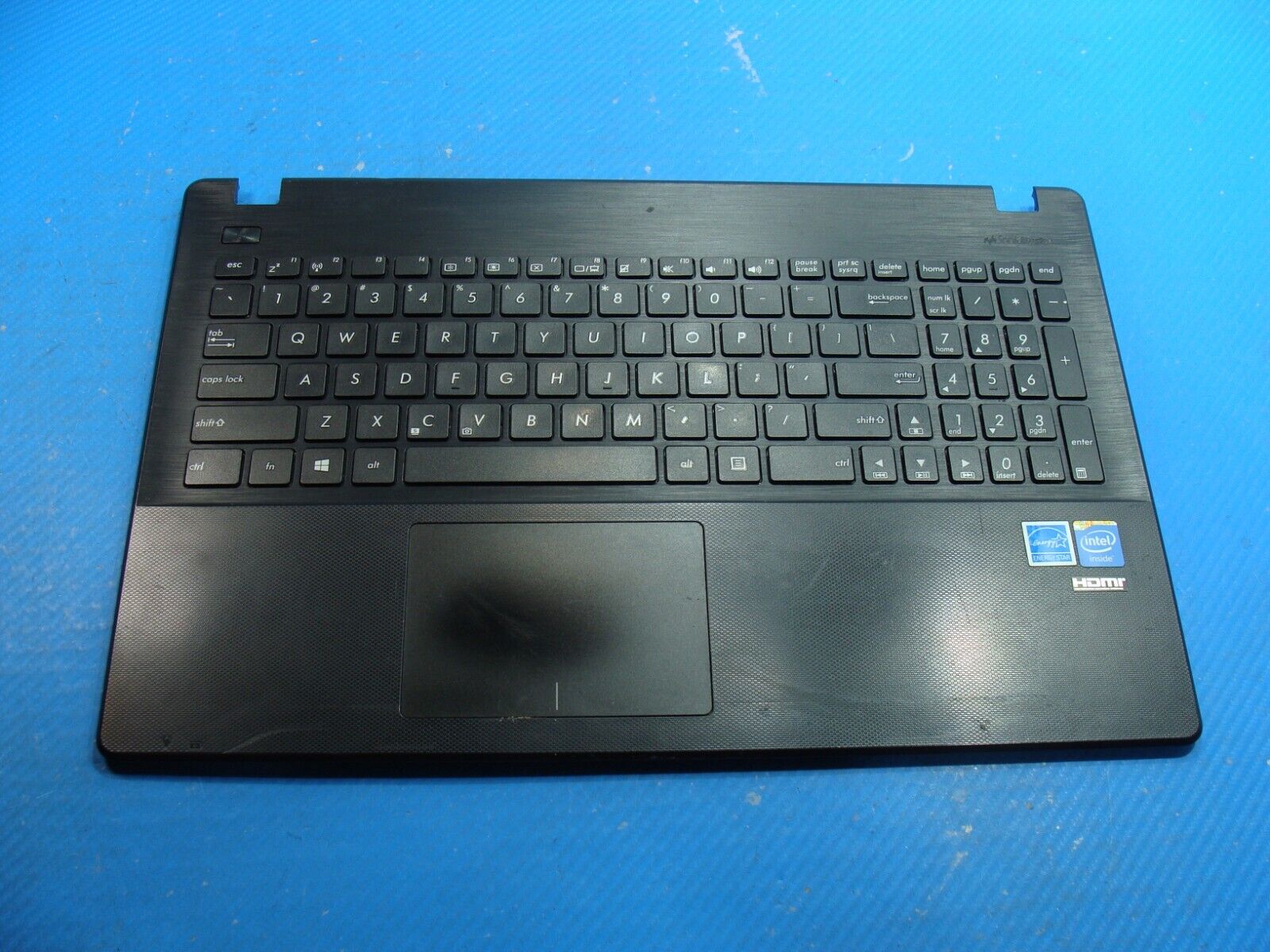 Asus 15.6” X551MAV-DB01 OEM Palmrest w/TouchPad Keyboard Black 13NB0481AP0321