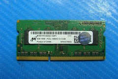 HP 15-f272wm Micron 4Gb 1Rx8 Memory Ram So-Dimm pc3l-14900s mt8ktf51264hz-1g9p1 - Tested Computer Laptop Parts