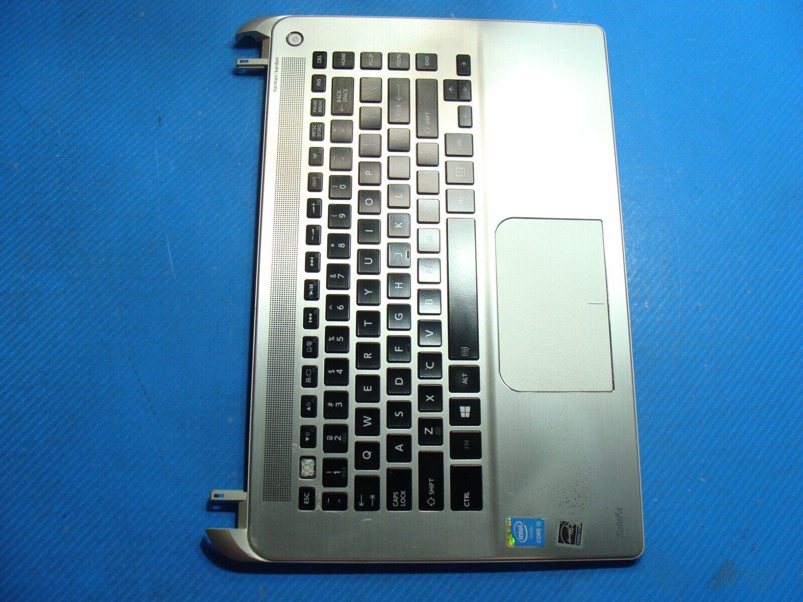 Toshiba Satellite E45T-B Series Palmrest w/TouchPad Keyboard Speakers H000068640 - Tested Computer Laptop Parts