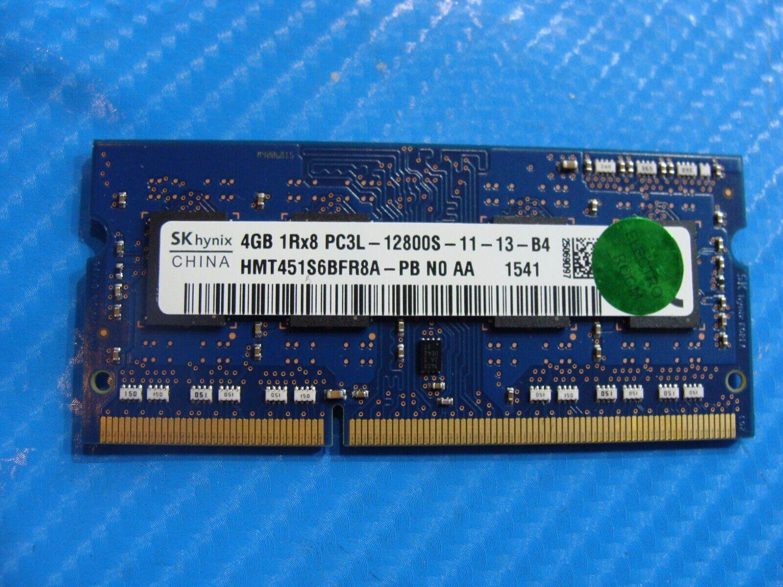 Lenovo T440p SK Hynix 4GB 1Rx8 PC3L-12800S SO-DIMM Memory RAM HMT451S6BFR8A-PB - Tested Computer Laptop Parts