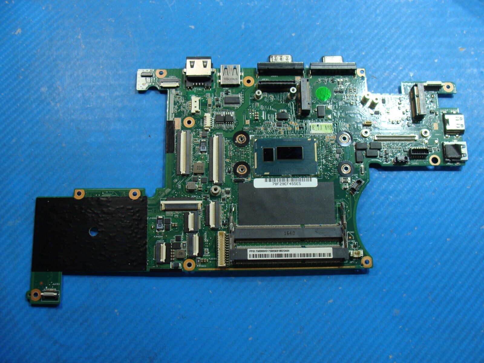 Dell Latitude 14” 14 5404 Rugged OEM Intel i3-4030U 1.9GHz Motherboard N9H91