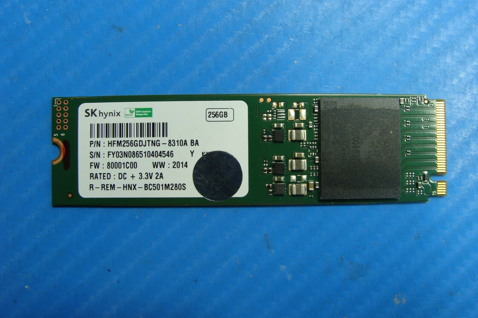 Asus Q407I SK Hynix NVMe M.2 256Gb Ssd Solid State Drive hfm256gdjtng-8310a 