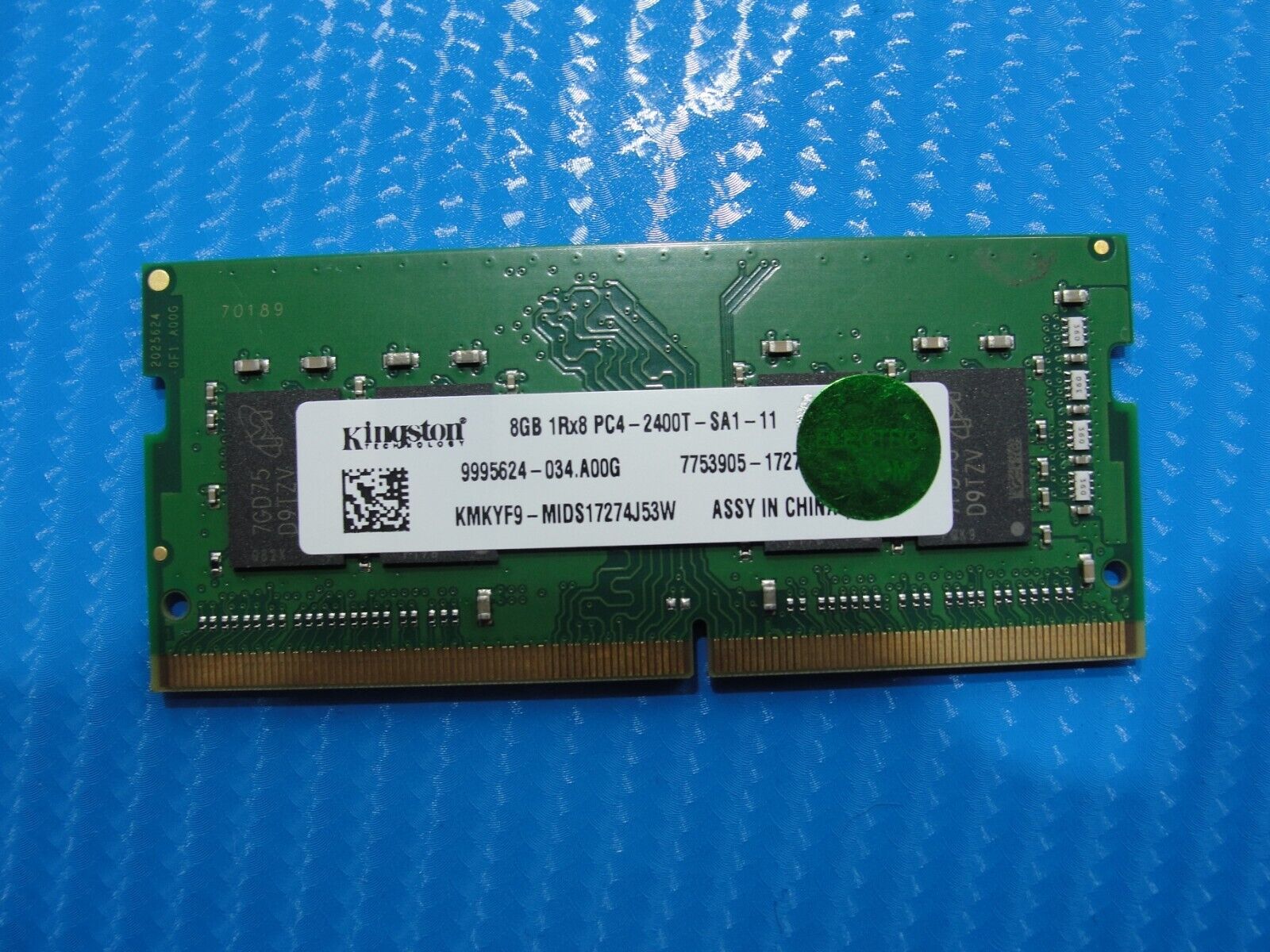 Dell 5580 Kingston 8Gb 1Rx8 Memory RAM So-Dimm PC4-2400T KMKYF9-MIDS