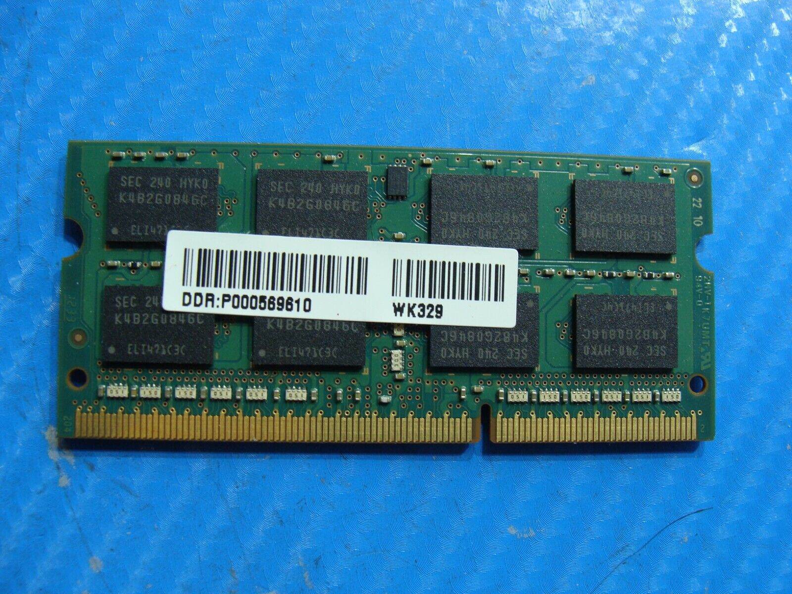 Toshiba C55D-A Samsung 4GB PC3L-12800S Memory Ram SODIMM RAM M471B5273CH0-YK0 - Tested Computer Laptop Parts