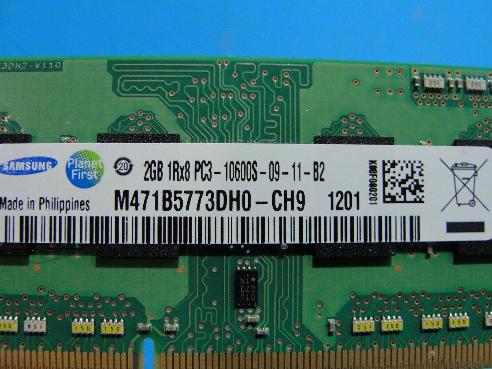MacBook Pro Late 2011 A1278 MD313LL/A 2GB RAM Memory 1Rx8 PC3-10600S 661-5860 - Tested Computer Laptop Parts