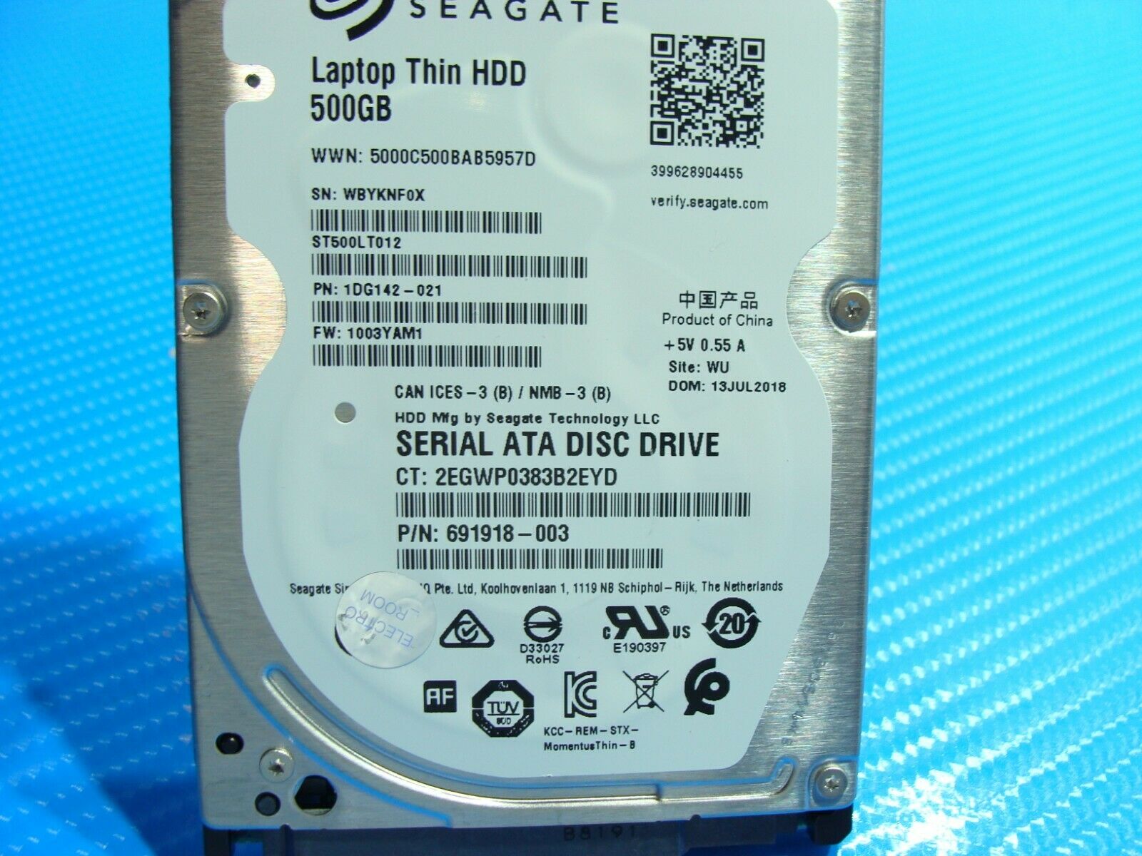 HP 14m-cd0001dx Seagate 500GB SATA 2.5