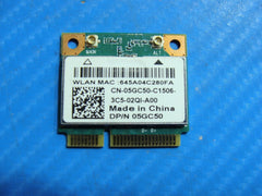 Dell Inspiron 14" 14R 5437 Genuine Laptop Wireless WiFi Card 5GC50 QCWB335