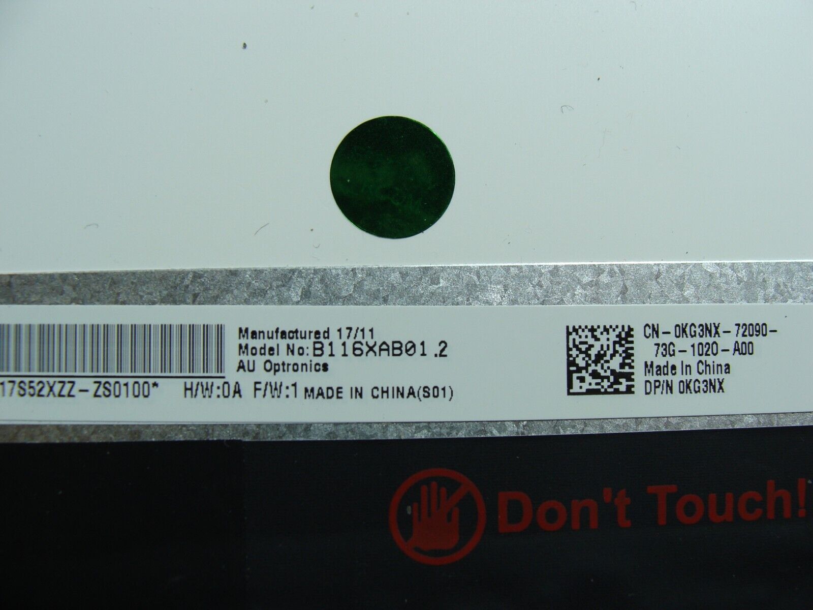 Dell Chromebook 11 3189 11.6 OEM HD Glossy LCD Touch Screen B116XAB01.2 KG3NX